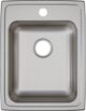 Elkay Lustertone® Classic Lustrous Satin 17" x 22" x 6-1/2" MR2-Hole Single Bowl Drop-In ADA Sink-1