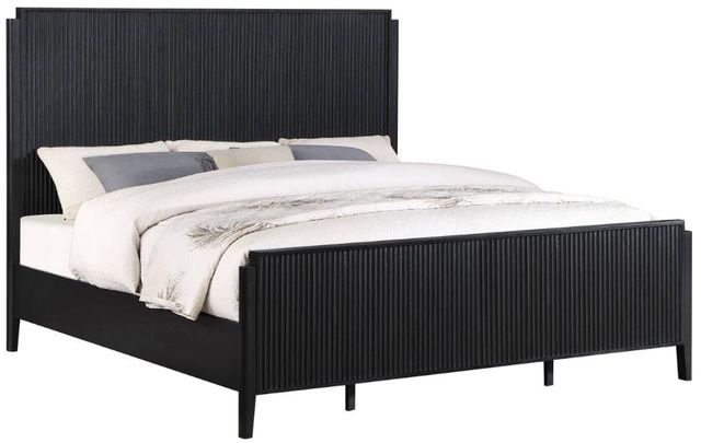 Coaster® Brookmead Black Eastern King Panel Bed-0