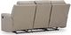 Signature Design by Ashley® Lavenhorne Pebble Reclining Sofa with Drop Down Table-4