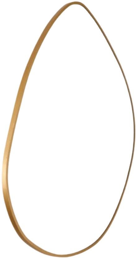 Surya Pebble Metallic Gold Accent Mirror-1