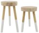 Sagebrook Home Wooden 22” Brown 2-Tone Stool-0