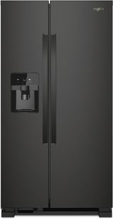 Whirlpool® 36 in. 24.6 Cu. Ft. Black Side-by-Side Refrigerator