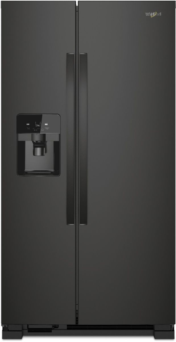 Whirlpool® 36 in. 24.6 Cu. Ft. Black Side-by-Side Refrigerator-0