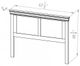 Vokes Furniture Louis Rustique Double Panel Bed-2