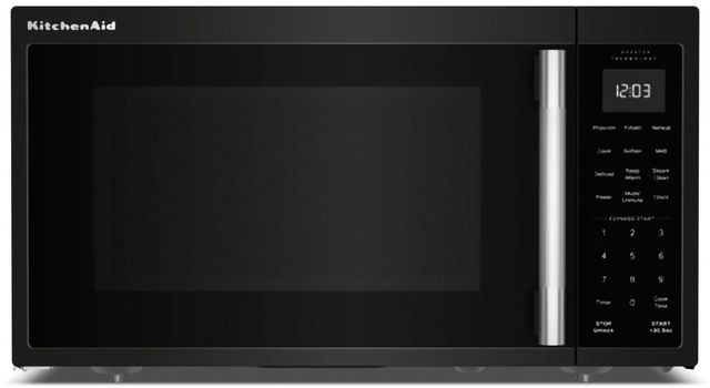 KitchenAid® 1.2 Cu. Ft. Black Countertop Microwave with Inverter Technology-0