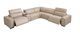 Drew & Jonathan Home Ivory Leather 6pc Reclining Sectional-1