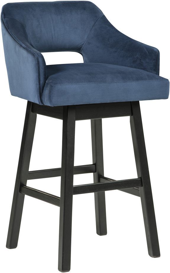 Signature Design by Ashley® Tallenger Blue/Dark Brown Bar Stool-0
