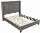 Furniture of America® Ryleigh Gray Eastern King Panel Bed-1