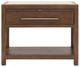 Hooker® Furniture Driftwood Worn Saddle Nightstand with Stone Top-1