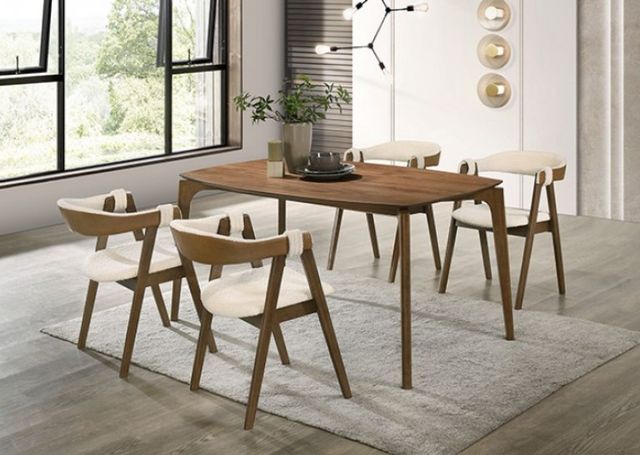 Furniture of America® Ebikon Walnut Dining Table-1