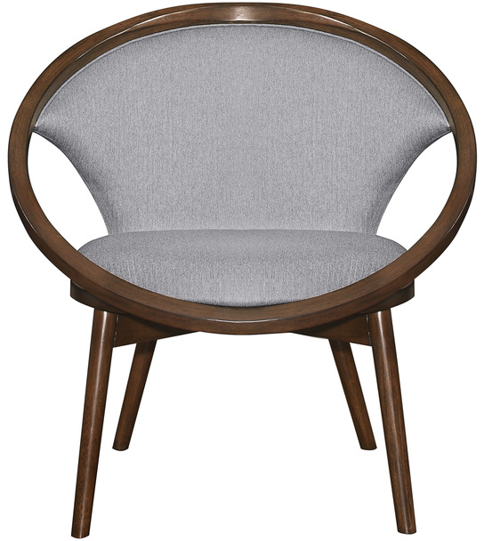 Mazin Furniture Lowery Gray Upholstered Accent Chair-1