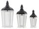 A & B Home Black/White 3-Piece Lantern Set-0