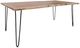 Jofran Inc. Nature's Edge Natural 79'' Dining Table with Black Base-0