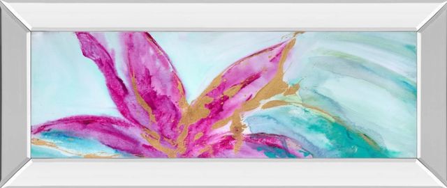 Classy Art Magenta Colores I by Suzanne Wilkins Mirror Framed Wall Art-0