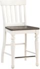 Steve Silver Co.® Joanna Ivory & Mocha Counter Height Chair - 2pc-0