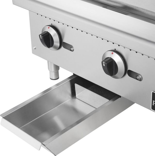 FORNO® 24" Stainless Steel Commercial Natural Gas Griddle -3