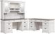 Liberty Furniture Allyson Park 3-Piece Charcoal/Wirebrushed White Desk Set-0
