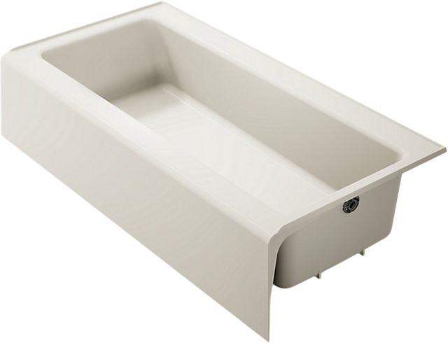 KOHLER® Bellwether® Biscuit 60" x 30" Alcove Bath - Right Drain-0