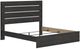 Signature Design by Ashley® Delmorta Dark Gray King Panel Bed-4
