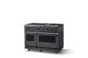 Viking® 7 Series 48" Cast Black Pro Style Dual Fuel Range with 12" Griddle-2