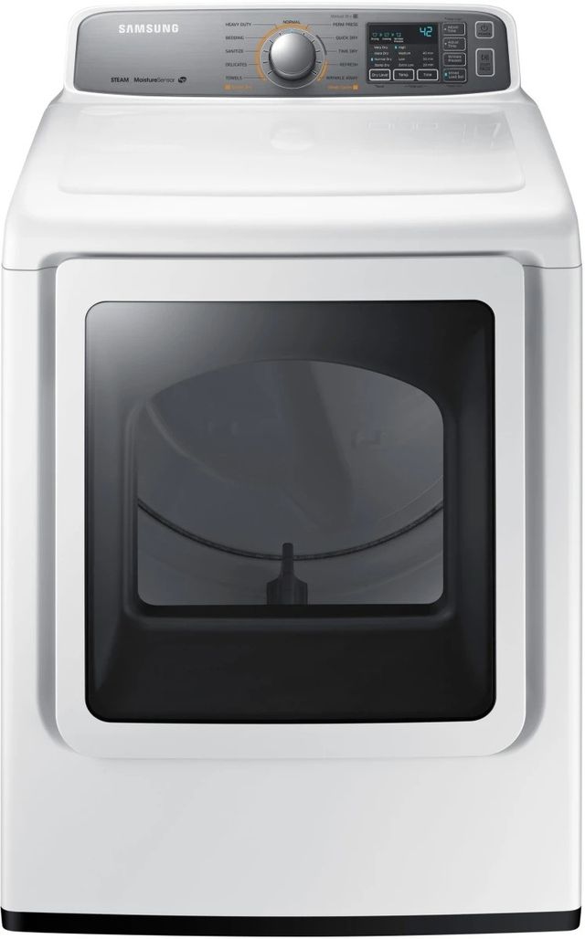 Samsung 7.4 Cu. Ft. White Electric Dryer-0