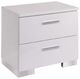 ACME Furniture Lorimar Chrome/White Nightstand-0