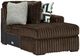 Signature Design by Ashley® Midnight-Madness 2-Piece Chocolate Right Arm Facing Sectional with Chaise-3