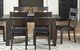 A-America® Mariposa Brown/Warm Gray Ladder Back Side Chair-1