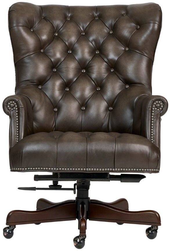 aspenhome® Jefferson Burnished Walnut Executive Chair-2