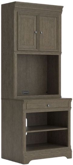 Signature Design by Ashley® Janismore Distressed Weathered Gray Bookcase