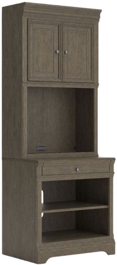 Signature Design by Ashley® Janismore Distressed Weathered Gray Bookcase