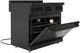 Induction Hardware 36" Black Stainless Steel Pro Style Induction Range-4