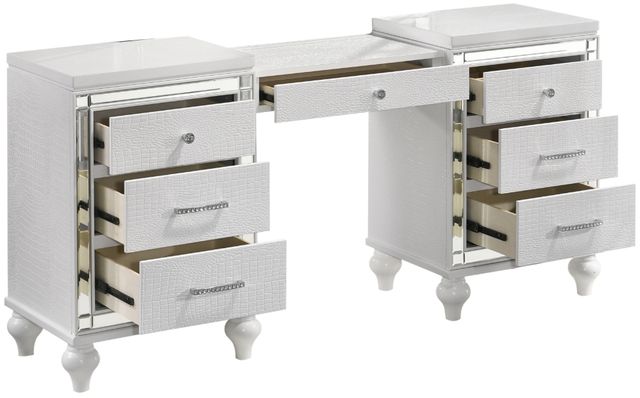 New Classic® Home Furnishings Valentino White Dressing Table-3