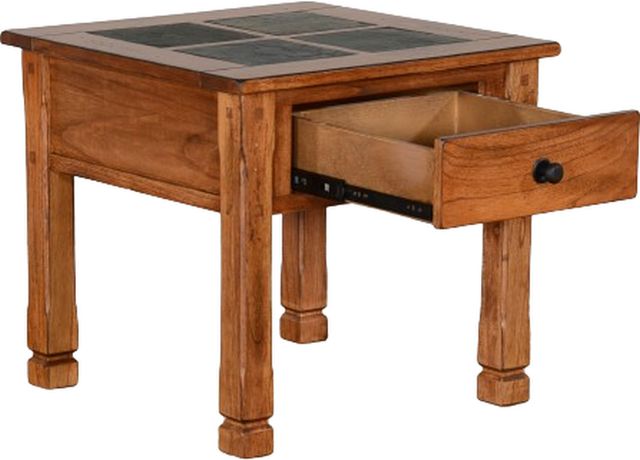 Sunny Designs™ Sedona Rustic Oak End Table-1