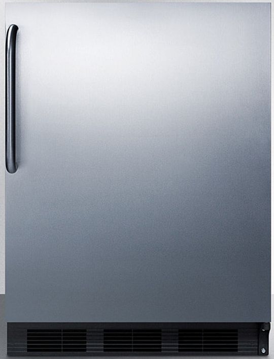 Summit® 24" 5.5 Cu. Ft. Stainless Steel Compact Refrigerator-0