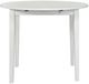 Coaster® Bucknell 3-Piece White Round Drop Leaf Dining Table Set-1