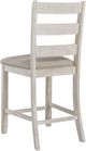 Signature Design by Ashley® Skempton Light Brown/White Upholstered Bar Stool-3