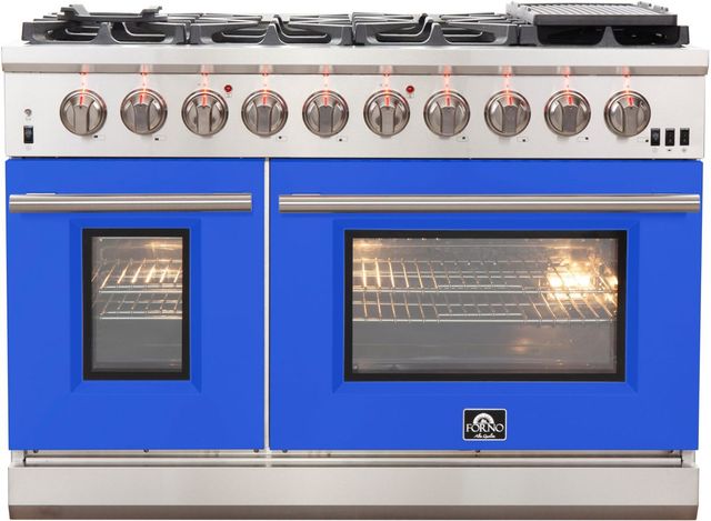 FORNO® 48" Cobalt Blue Range Door-1