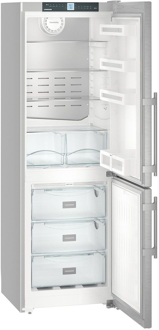 Liebherr 11.1 Cu. Ft. Stainless Steel Bottom Freezer Refrigerator-4