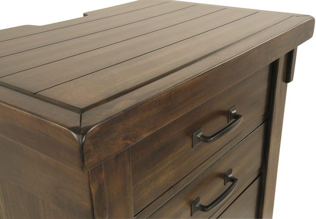 Signature Design by Ashley® Lakeleigh Dark Brown Nightstand-4
