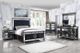 ACME Furniture Varian II Black/Dark Navy Queen Panel Bed-1