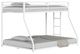 Furniture of America® Rothwell Matte White Youth Twin/Twin Metal Bunk Bed-0