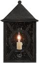 Currey & Company Ripley Midnight Small Outdoor Wall Sconce-1