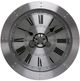 Decor-Rest® Furniture LTD Tempo Brushed Metal Wall Clock-0