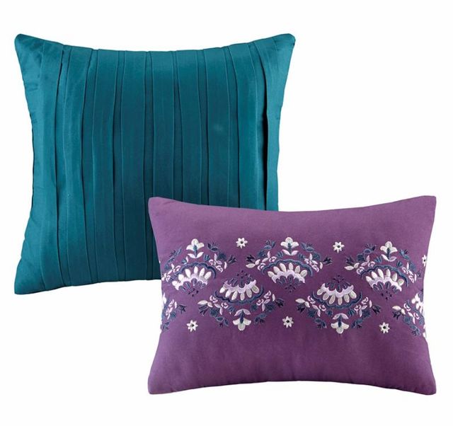 Olliix by Intelligent Design Anika Purple Full/Queen Comforter Set-2