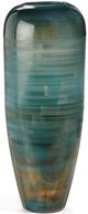 Giftcraft Copper/Turquoise Glass Vase-0