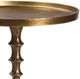 Dovetail Furniture Bradford Antiqe Brass Side Table-2