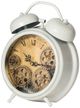 A & B Home White Table Clock-1