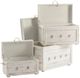Crestview Collection Seaside 3-Piece White Trunk Set-0