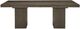 Bernhardt Linea Cerused Charcoal Dining Table with Textured Graphite Metal Base-0